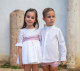 VESTIDO CORTO CON BRAGUITA CEREMONIA INFANTIL