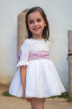 VESTIDO CORTO CON BRAGUITA CEREMONIA INFANTIL