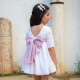 VESTIDO CORTO CON BRAGUITA CEREMONIA INFANTIL