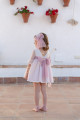 VESTIDO CORTO CON BRAGUITA CEREMONIA INFANTIL