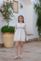 VESTIDO CORTO CON BRAGUITA CEREMONIA INFANTIL