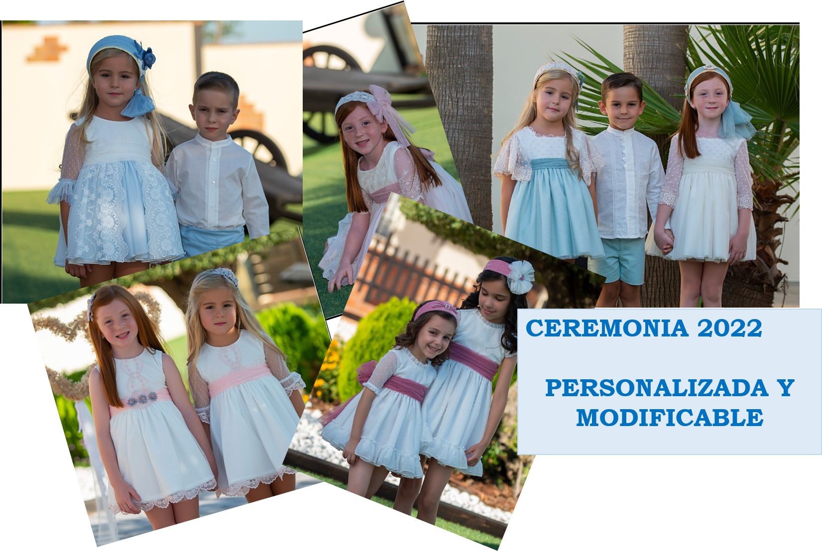 Moda Infantil especialistas en ceremonia- y las mejores marcas Mon petit,  Dolce Peti, - Dolce Cocco